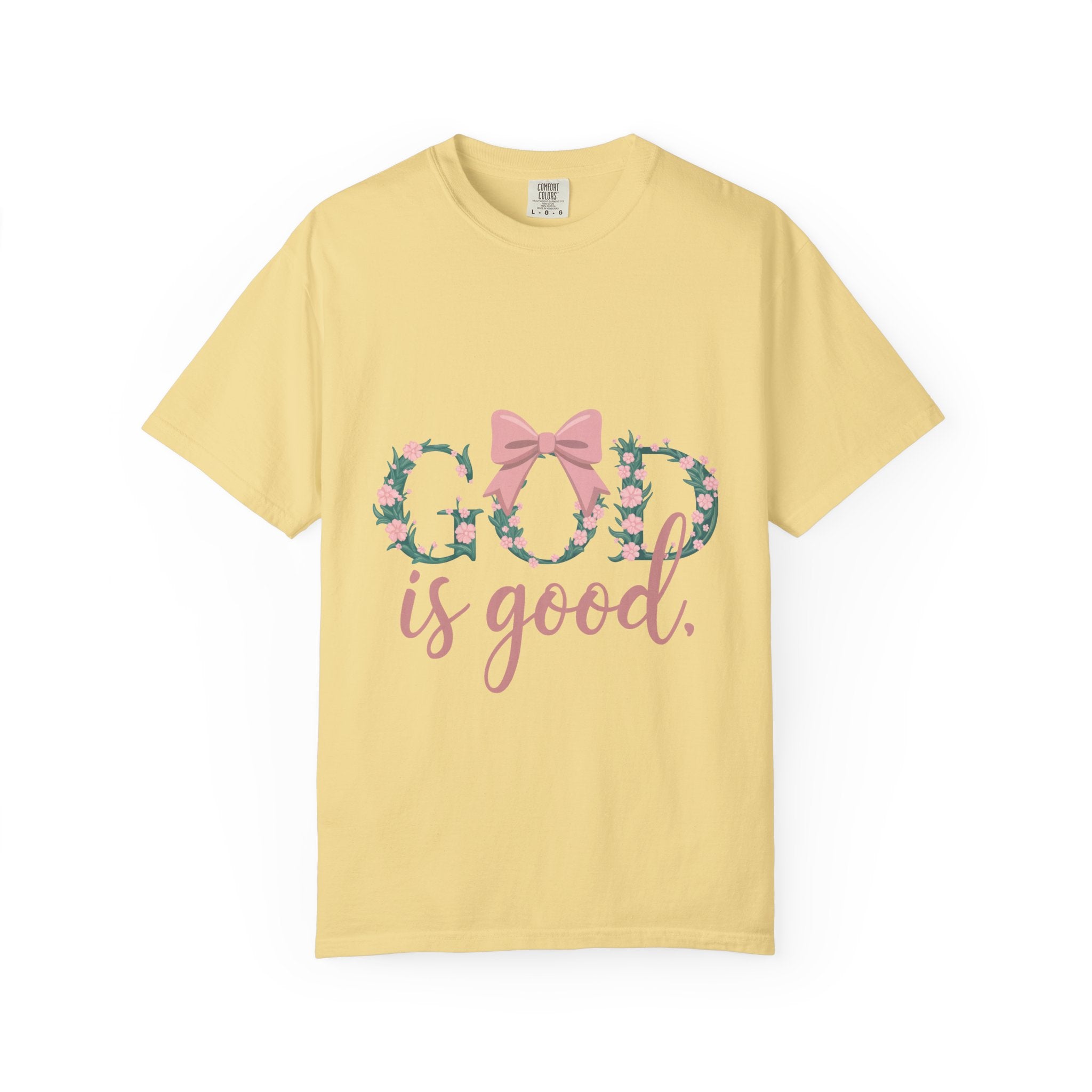 God Is Good Floral T-Shirt