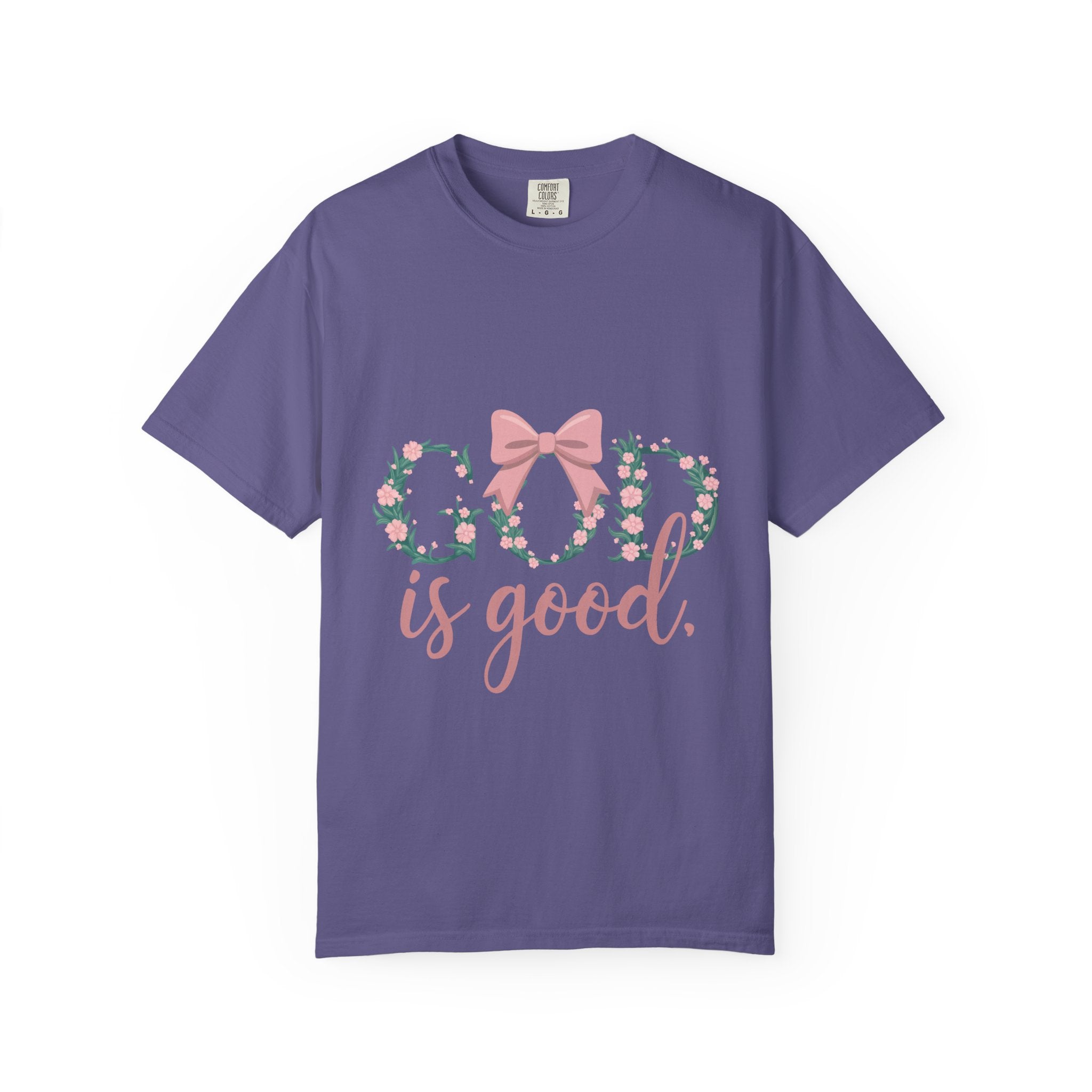 God Is Good Floral T-Shirt