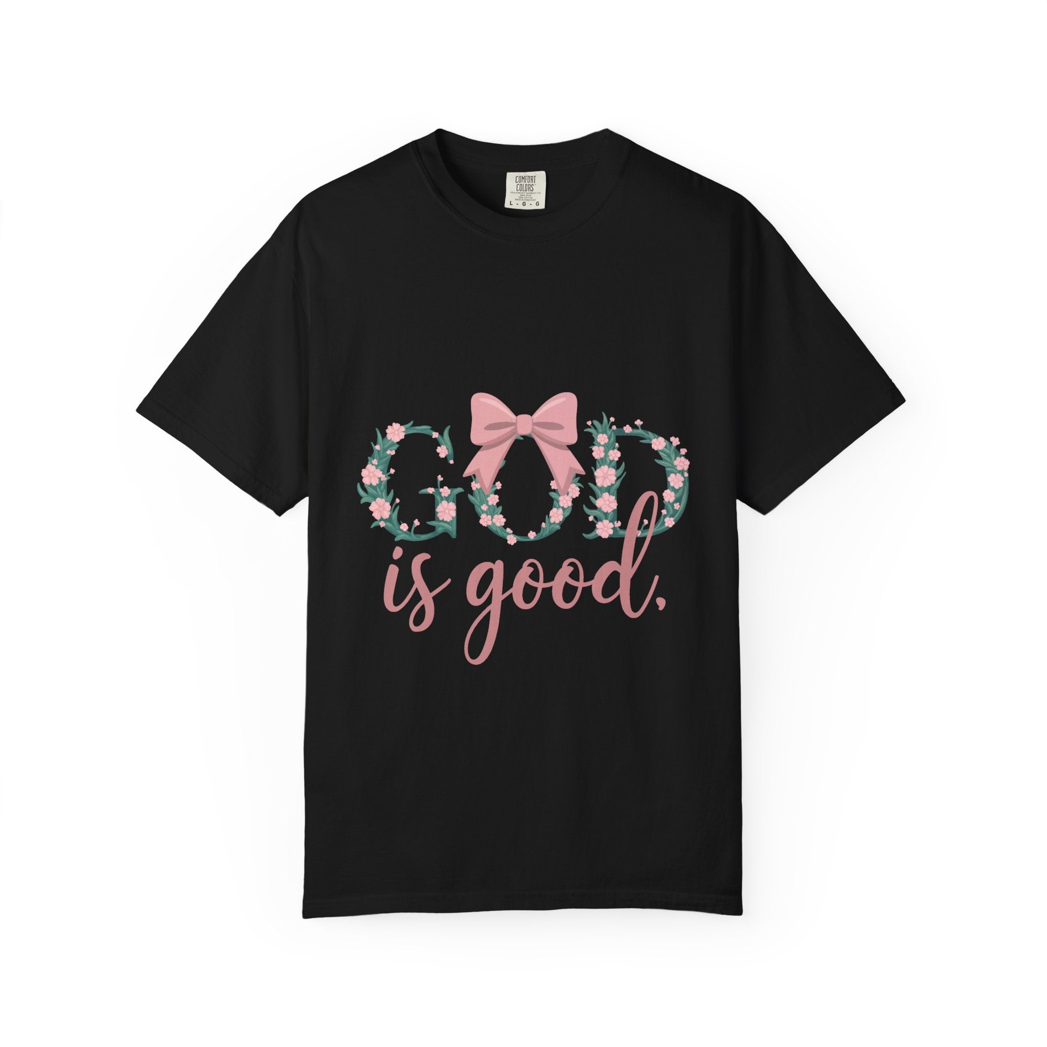 God Is Good Floral T-Shirt