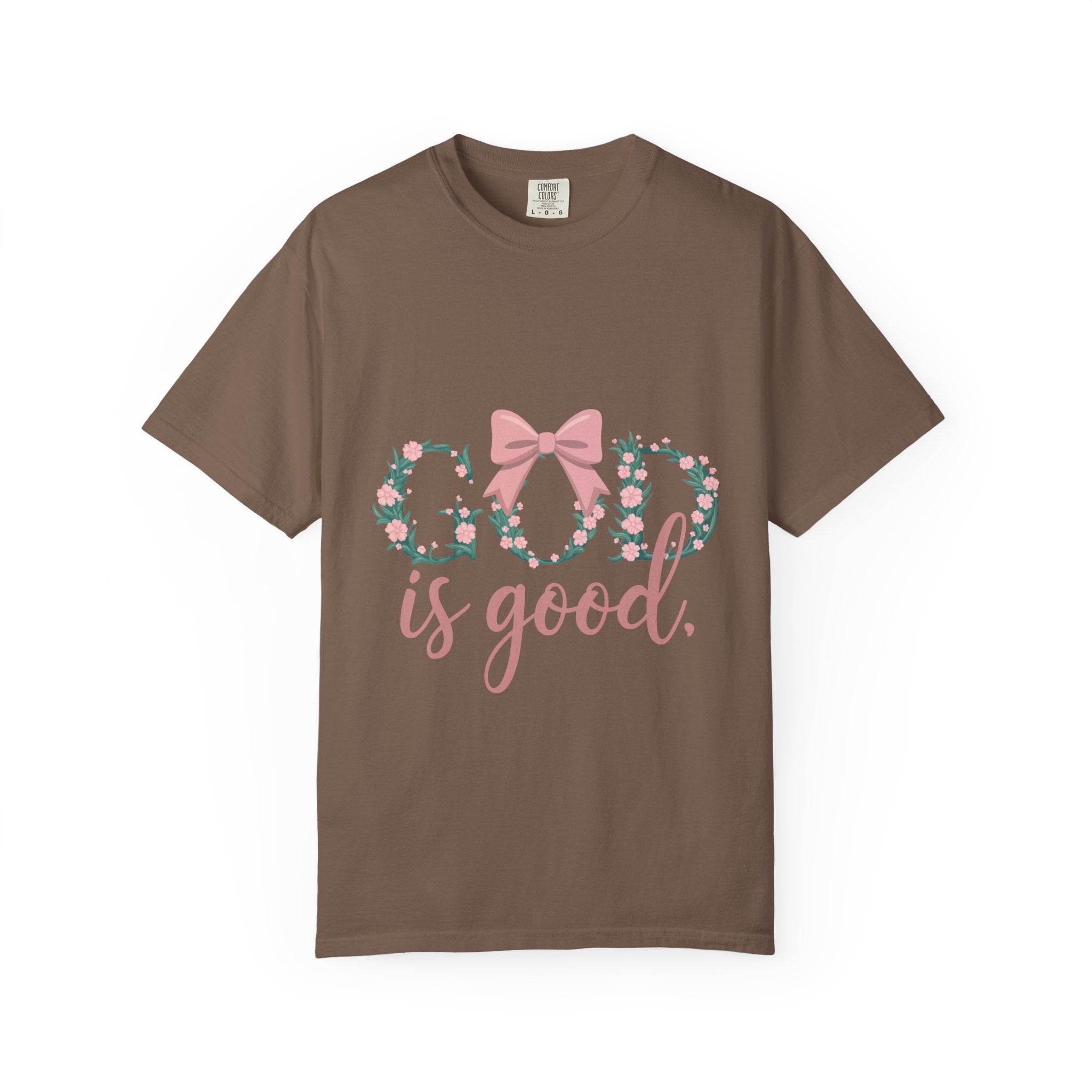 God Is Good Floral T-Shirt