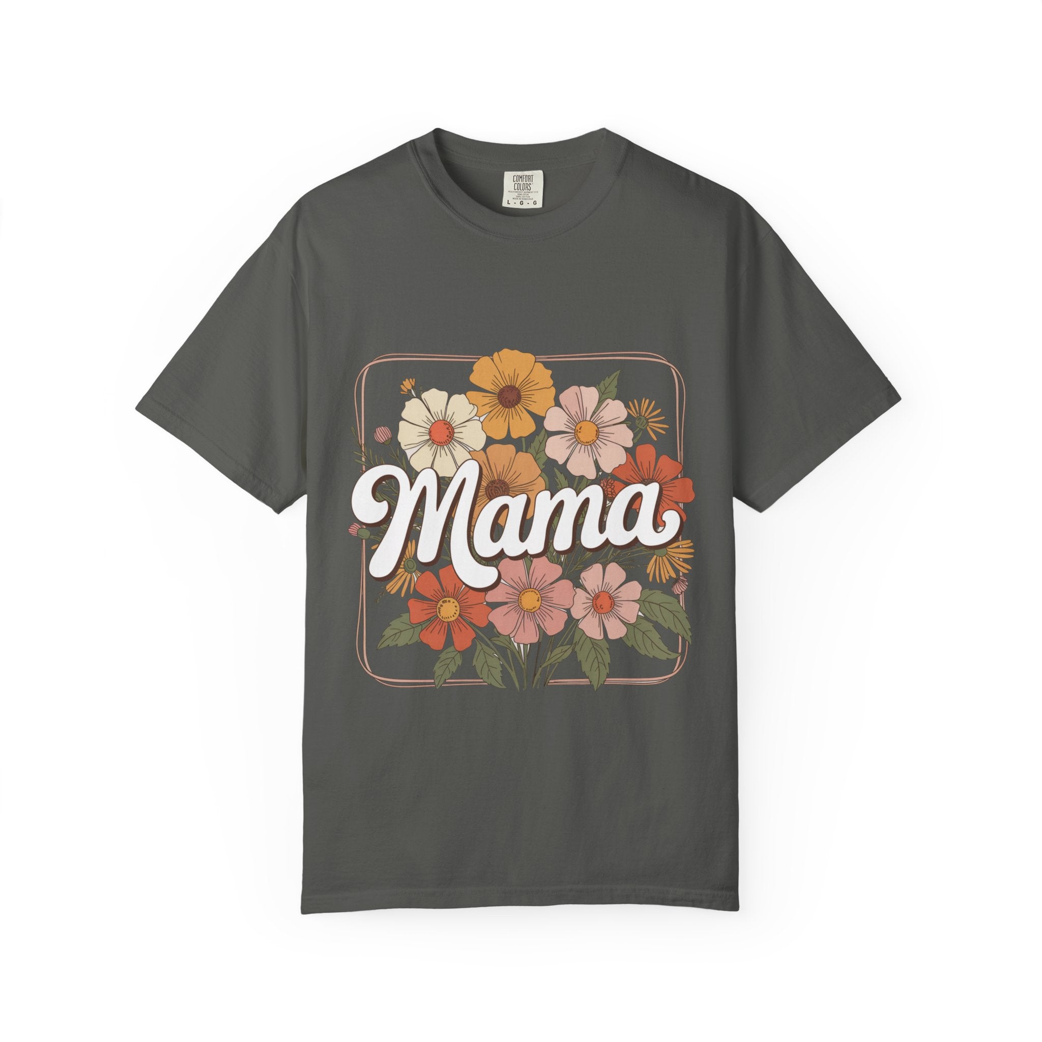 Retro Floral Mama T-Shirt | Vintage Flowers, Mother's Day Tee