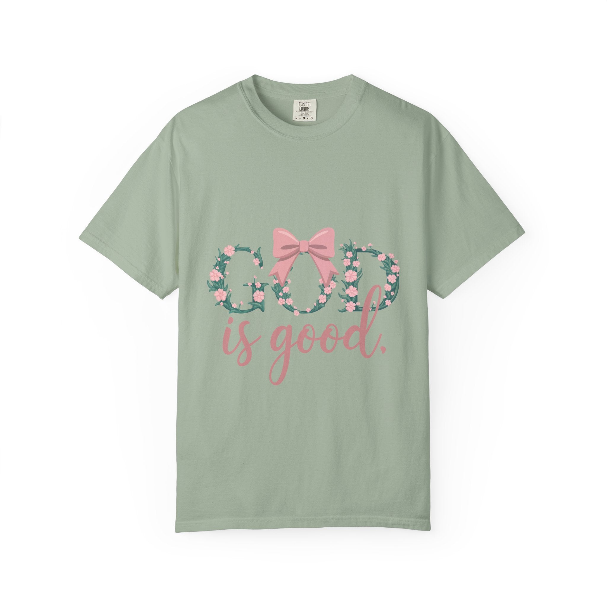 God Is Good Floral T-Shirt
