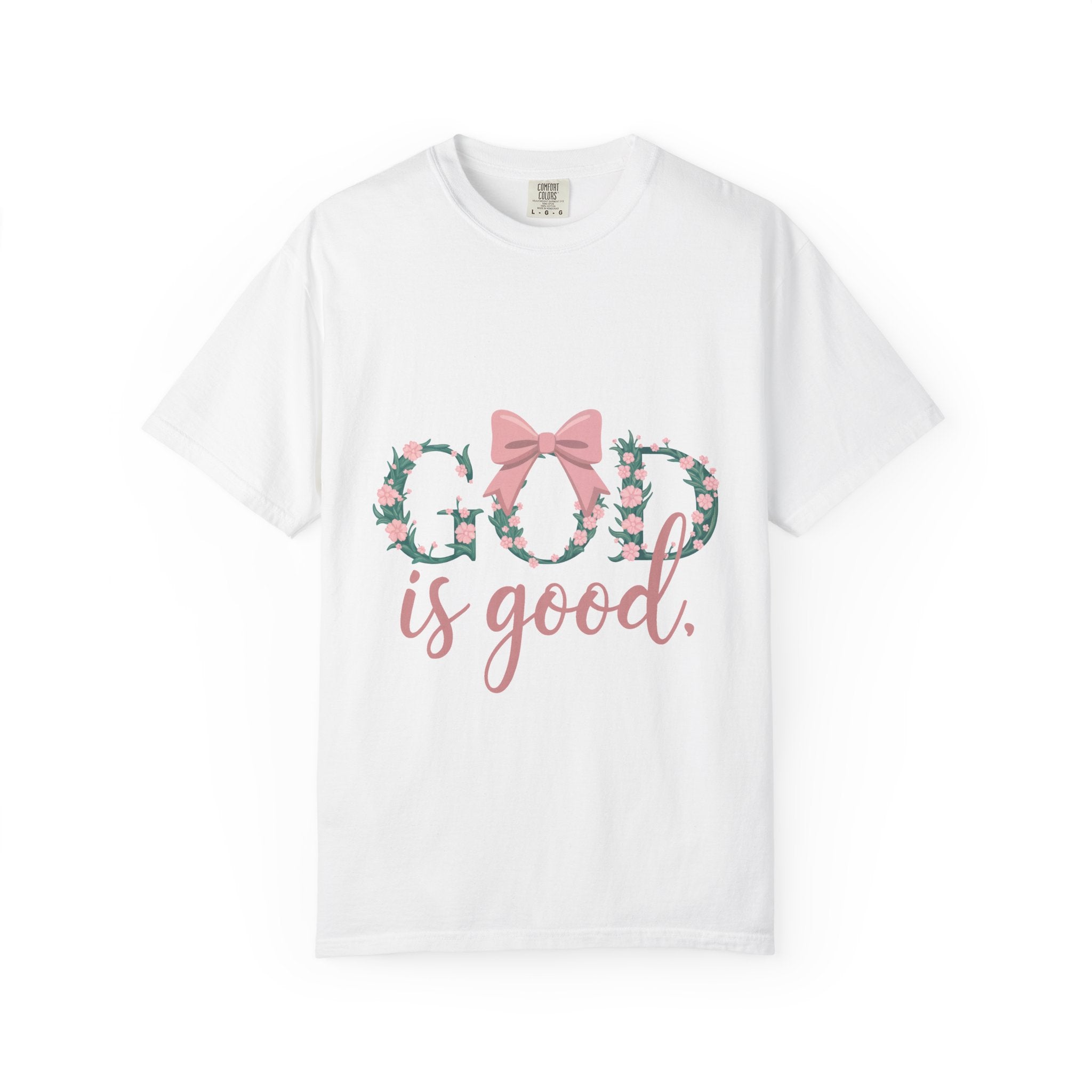 God Is Good Floral T-Shirt