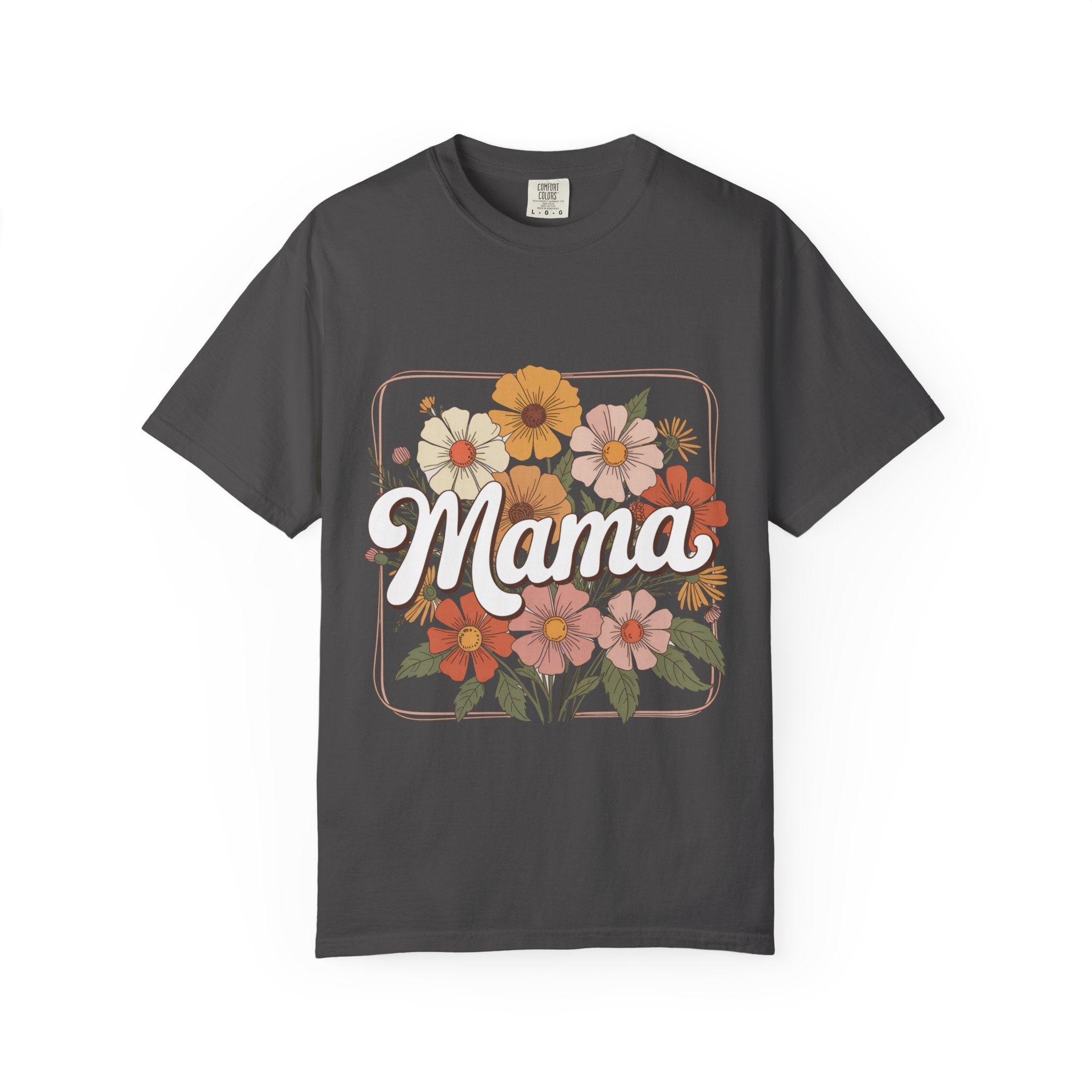 Retro Floral Mama T-Shirt | Vintage Flowers, Mother's Day Tee