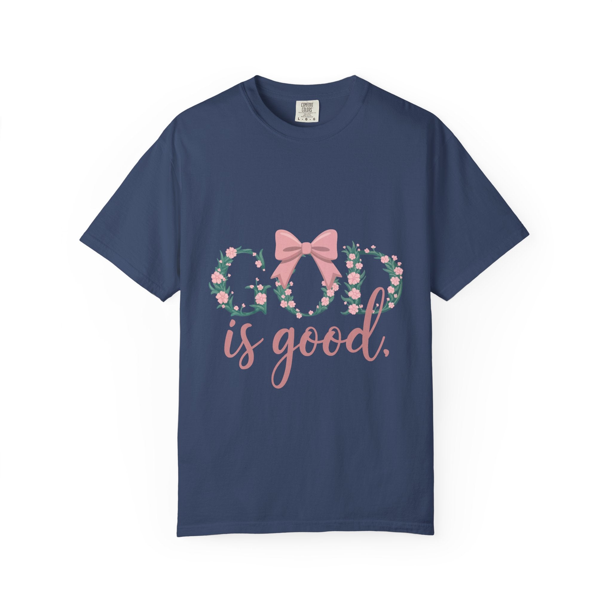 God Is Good Floral T-Shirt