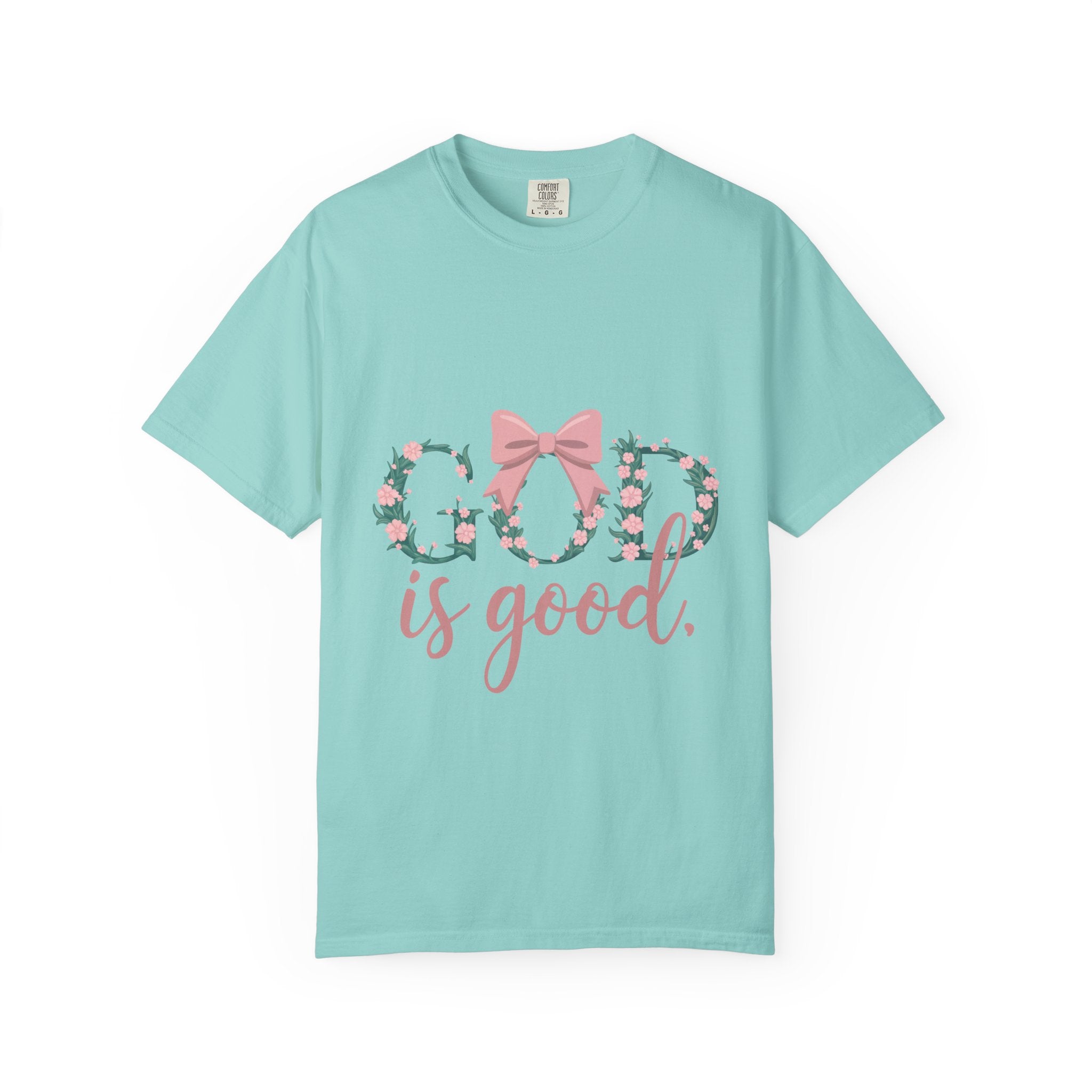 God Is Good Floral T-Shirt
